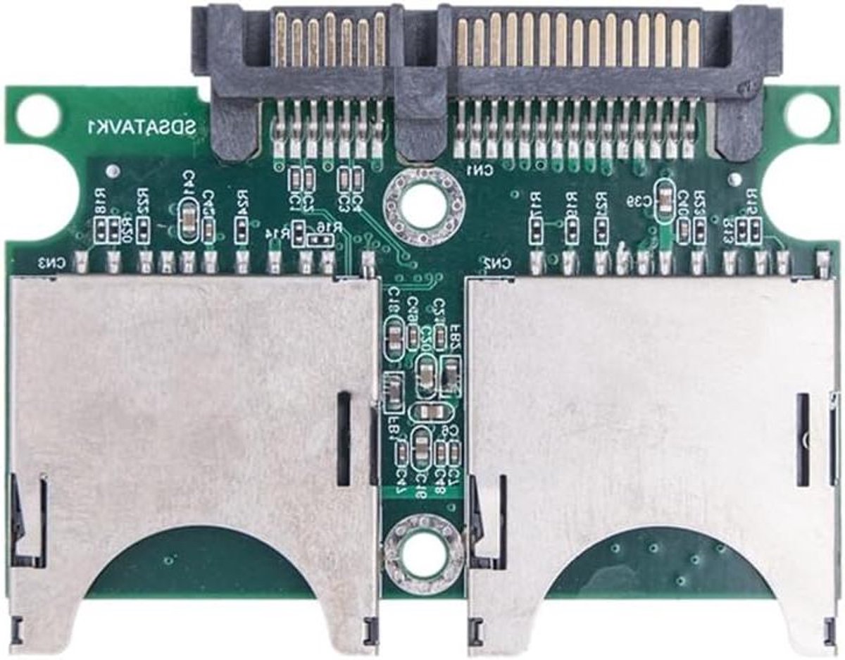SD naar SATA Adapter - Converter Kaart - Opslag Uitbreiden - Dual Chip Oplossing