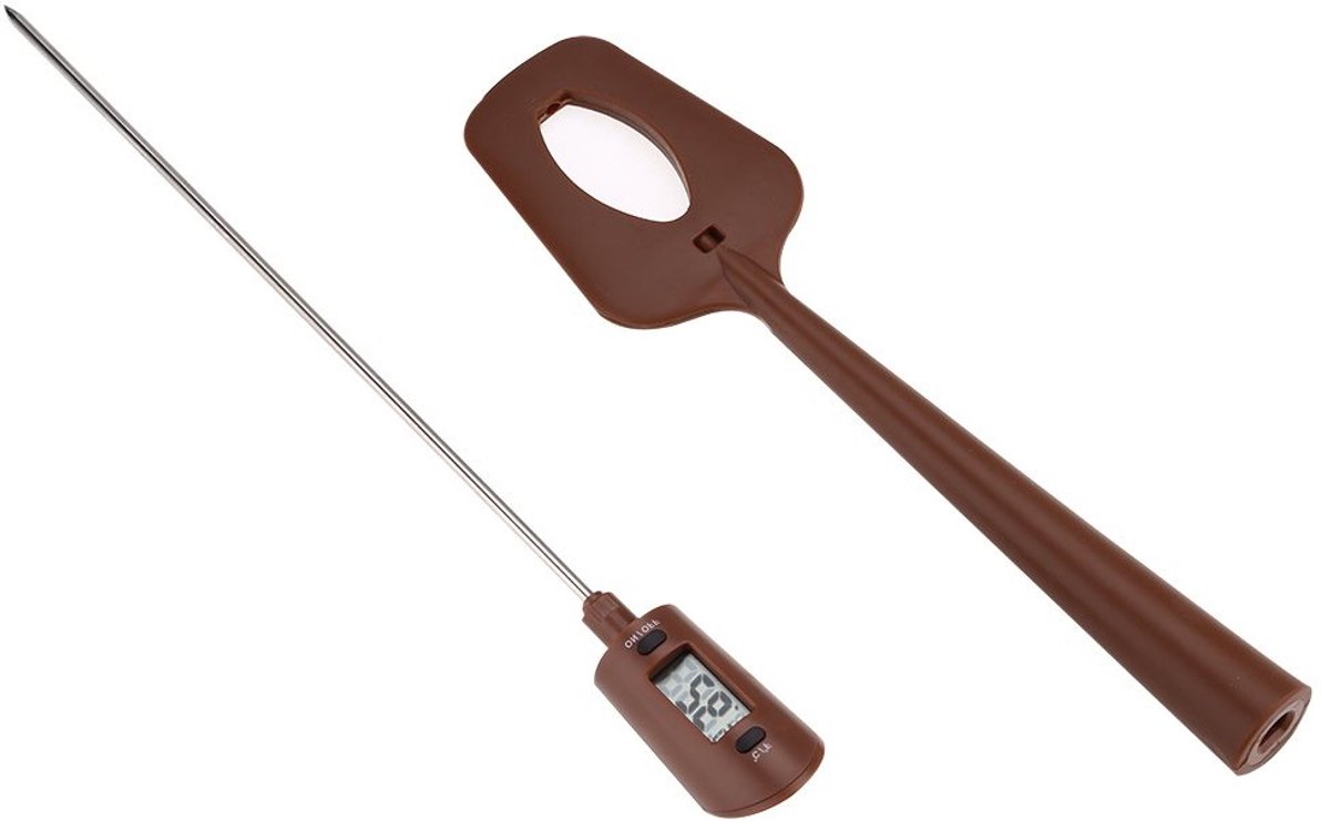 Draagbare Voedselthermometer voor Chocolade, Jam, Siropen en Sauzen - Nauwkeurige Temperatuurmeting voor Perfecte Resultaten