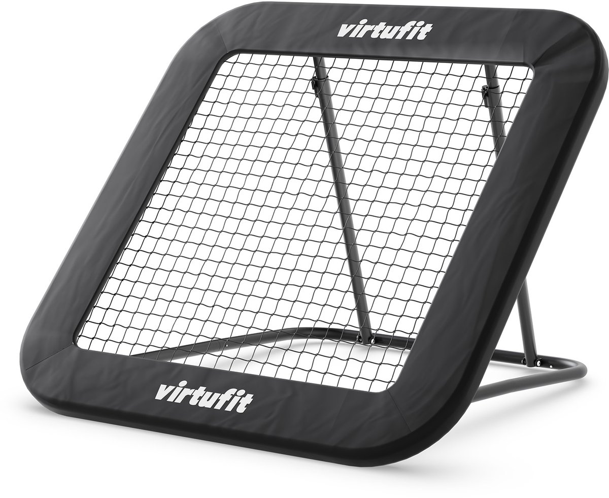VirtuFit Verstelbare Rebounder Pro - Kickback - 124 x 124 cm - Voetbal Rebounder - Tchouck - Rebounder Trampoline - Inclusief Grondankers - Verstelbaar Voor Verschillende Intensiteitsniveaus - Makkelijk Op Te Bergen - Geschikt Voor Binnen- en Buiten — afbeelding 10