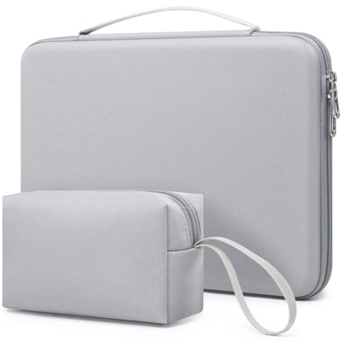Harde Laptophoes 17-17,3 Inch - Waterbestendig met EVA Hard Shell en YKK Rits - Rotsgrijs