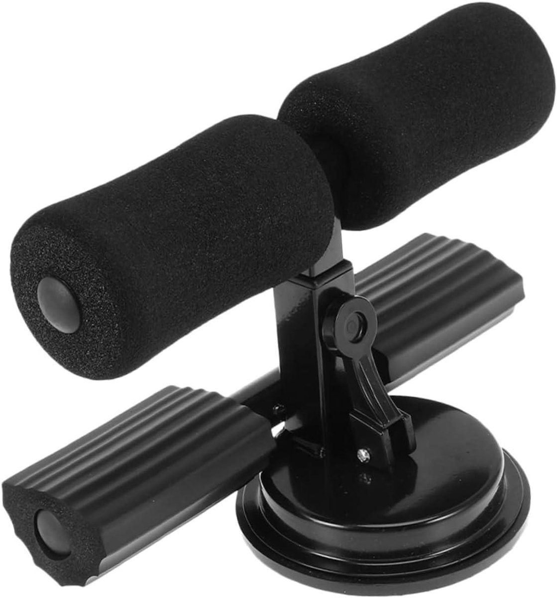 Sit-Up Hulpmiddel - Buiktrainer Assistent - Core Training - Verstelbaar Ontwerp - 775 Gram - Zwart