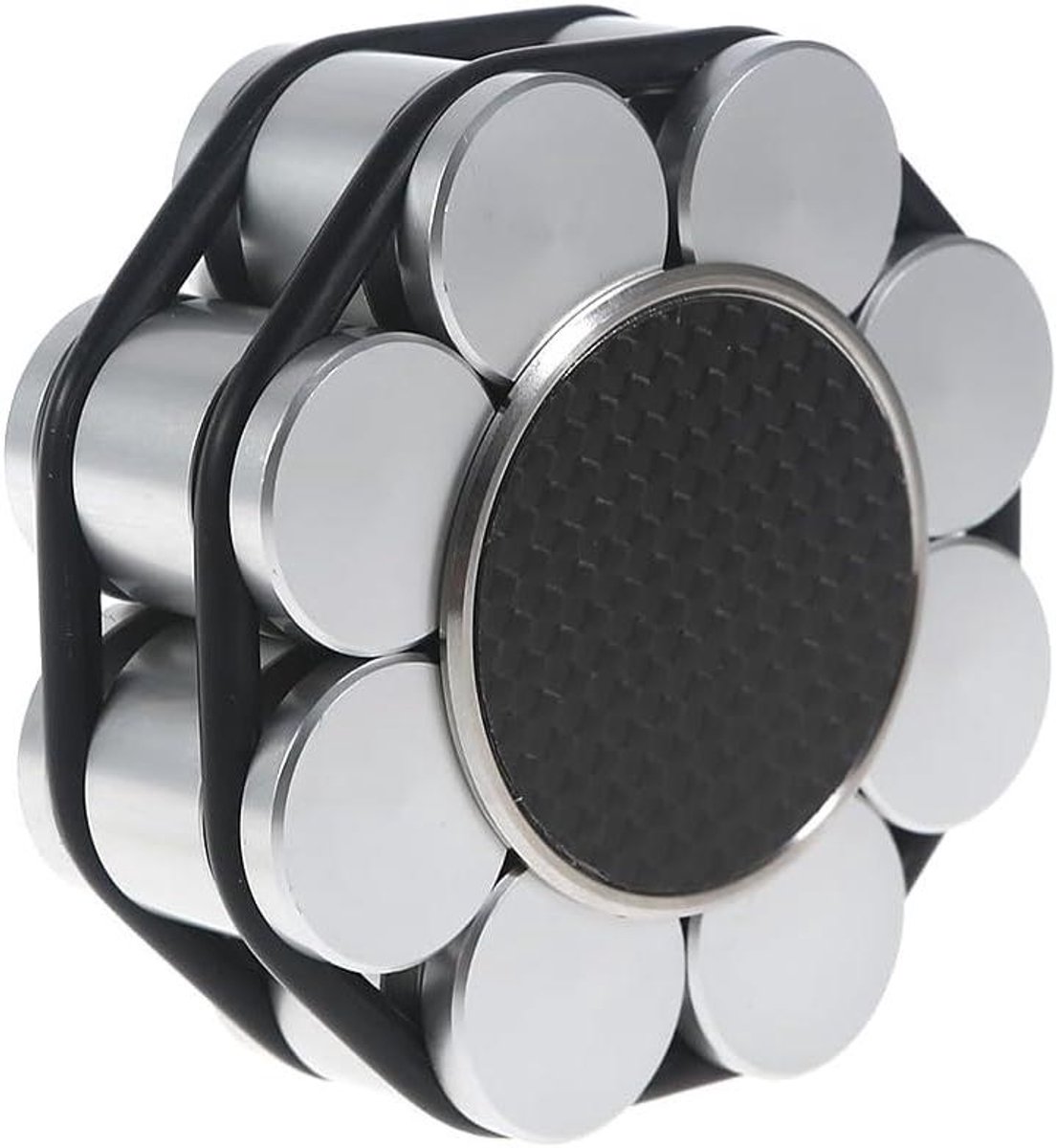 Platen Stabilisator - LP Gewicht - Muziek Luisteren - Trillingsdempend - 69 mm Diameter - Zilver