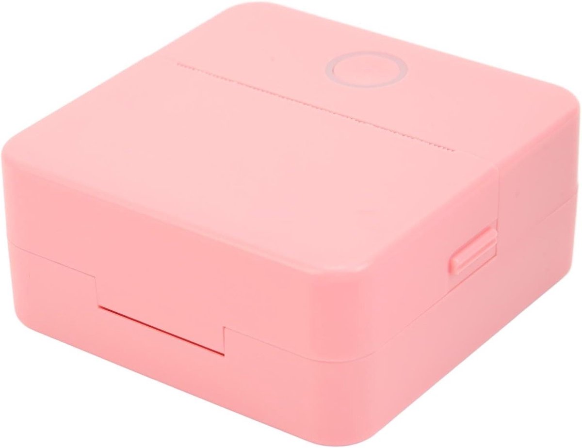 Mini Printer - Draagbare Printer - Leren en Organiseren - Inktloos Thermisch Printen - Zakformaat - Roze