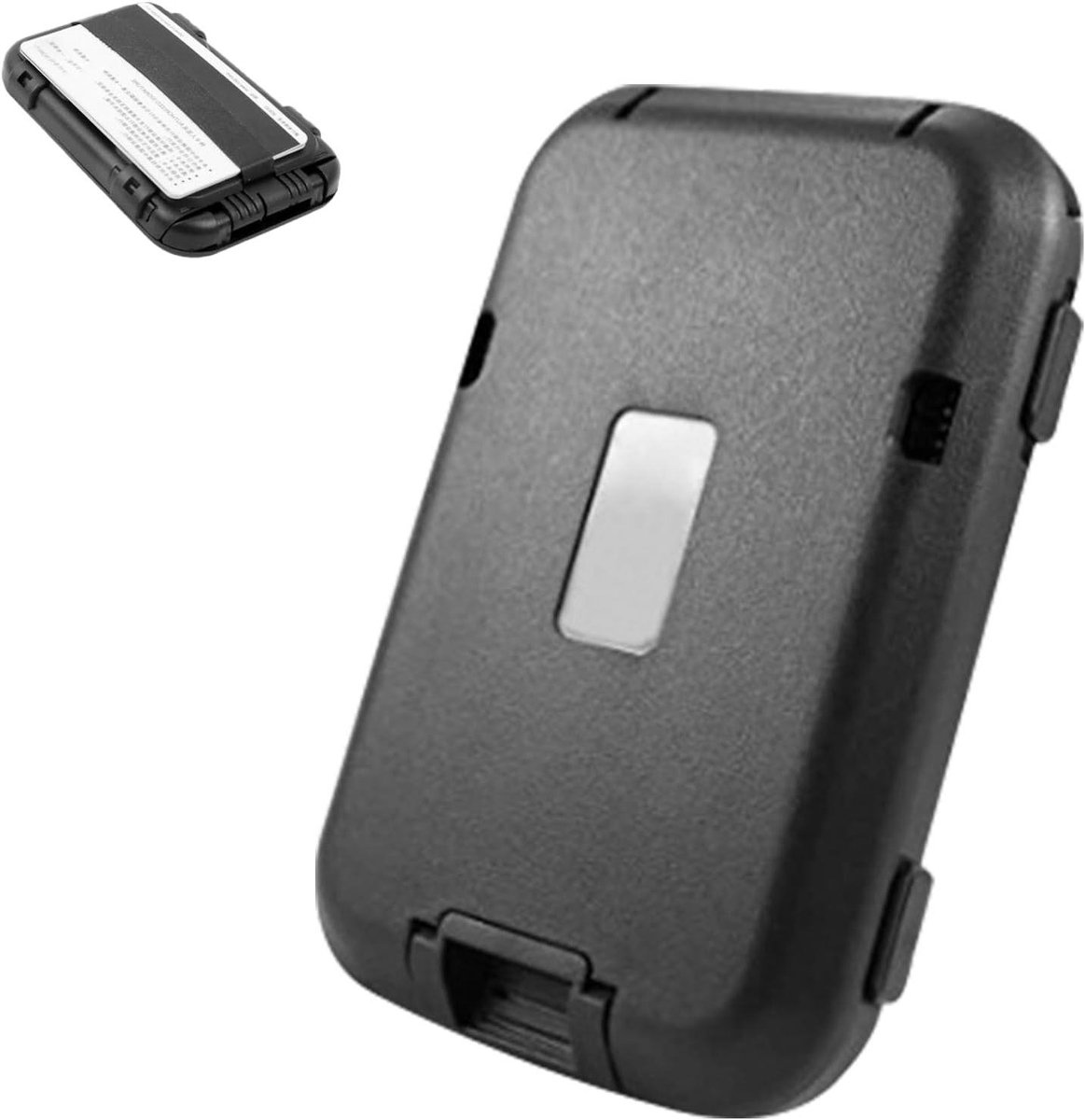 Kaarthouder - Portemonnee Kaarten - Veilig Opbergen - RFID Blokkerend - 11x7x2.2cm - Donkergrijs