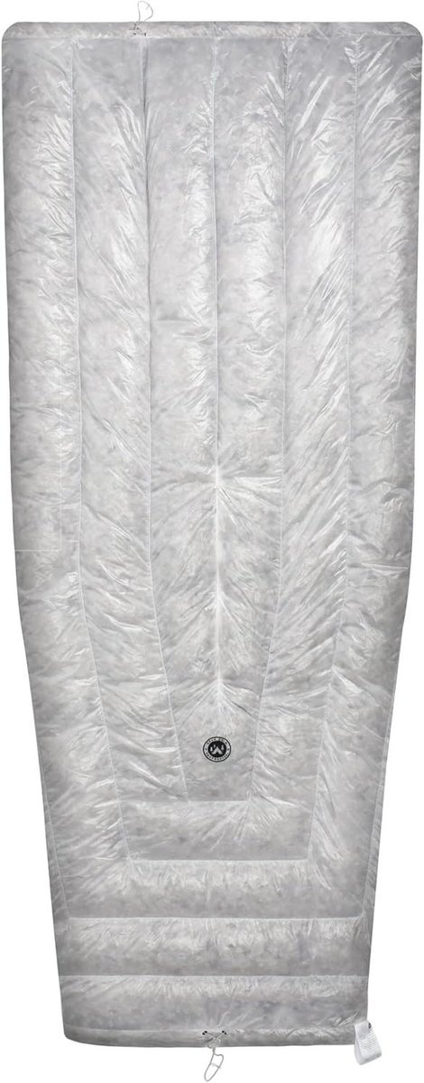 Lichtgewicht Donszak - Outdoor Quilt - Kamperen Reizen - 800FP Hoge Vulling - 200x135cm - Grijs