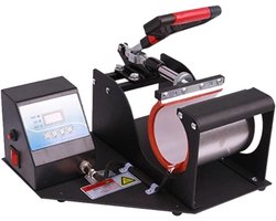 Hittepers Machine - Transfer Pers - Mokken Bedrukken - Uniforme Verwarming - 38 cm - Zwart