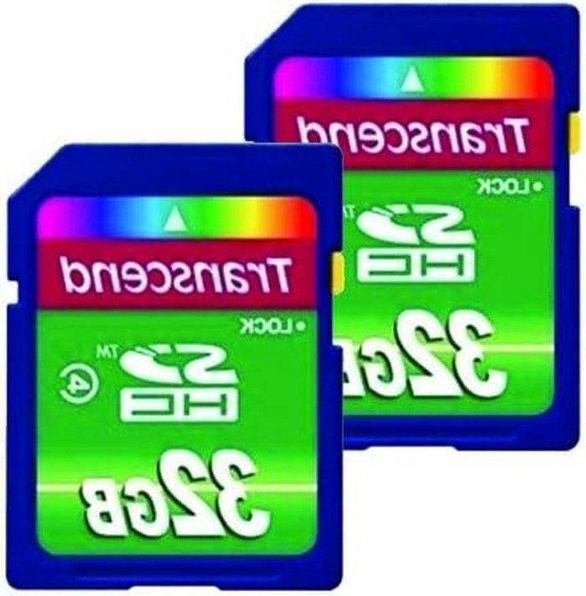 Geheugenkaarten Set - SDHC Kaarten - Foto's Opslaan - Hoge Capaciteit - 2 x 32GB - Zilver