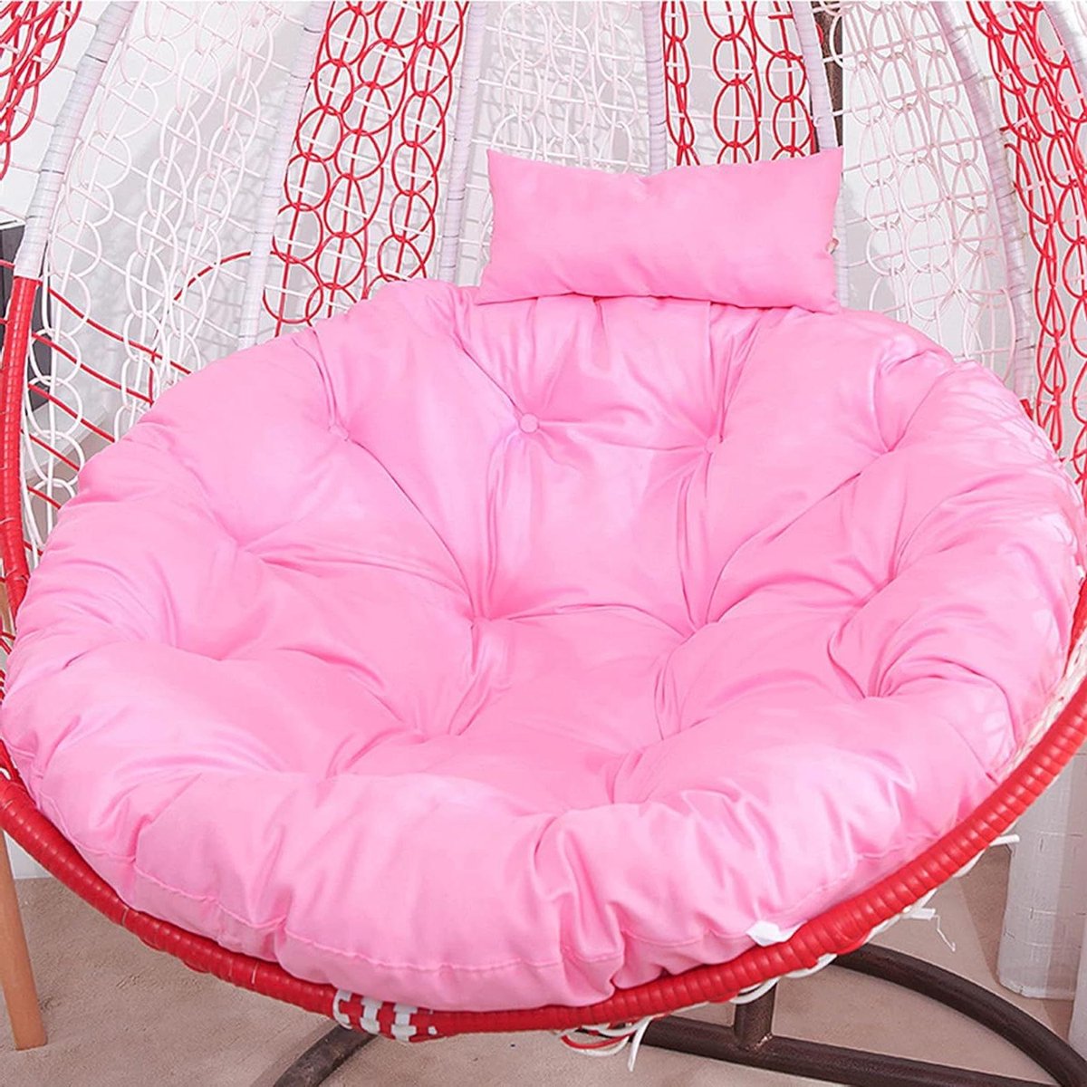 Papasan stoelkussen - Hangstoel kussen - Buiten Ontspannen - Extra Dikke Vulling - 115CM - E