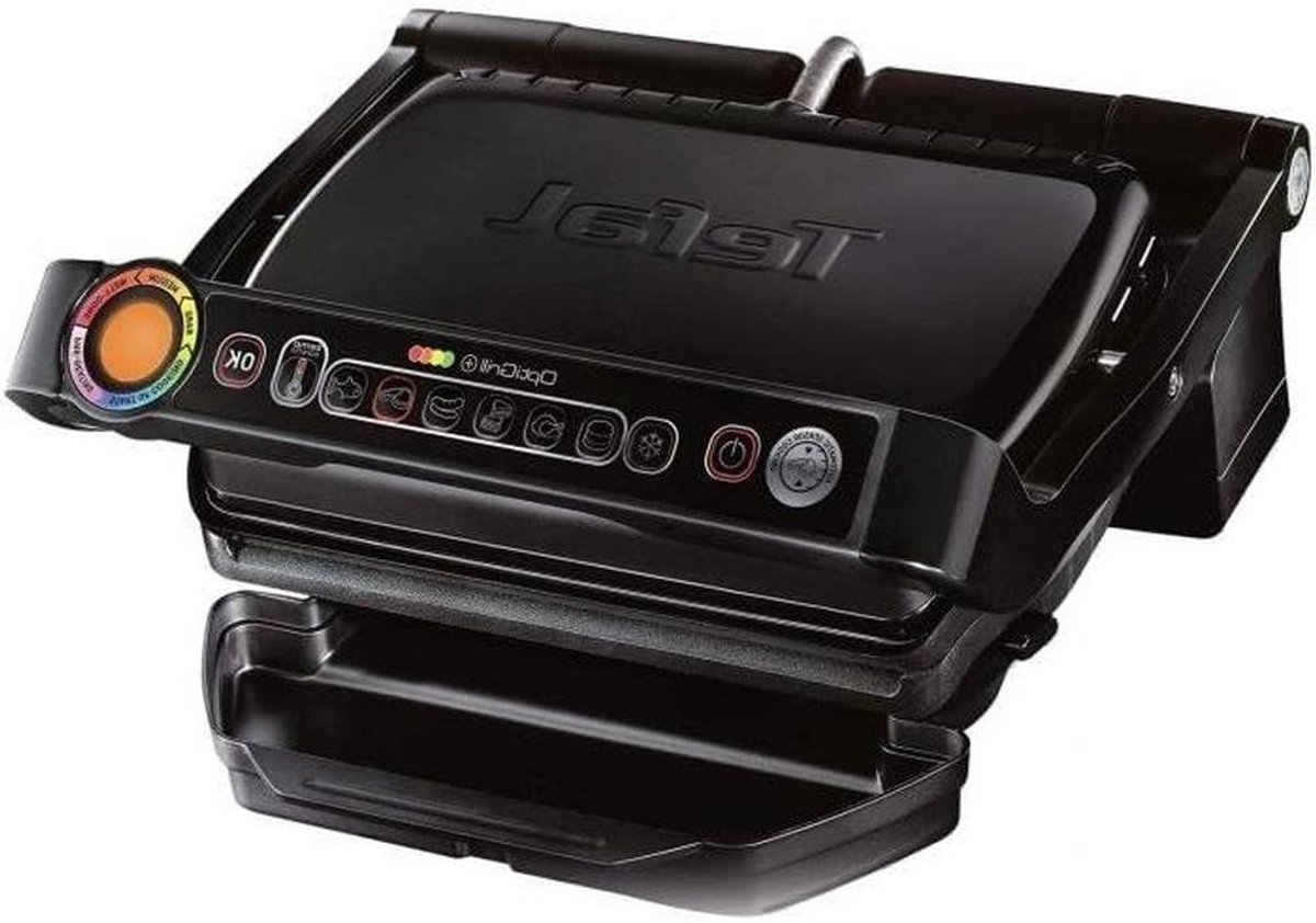 Elektrische Grill - Contactgrill Bakplaat - Binnen Grillen - Vrijstaand Model - 69 x 24 cm - Zwart