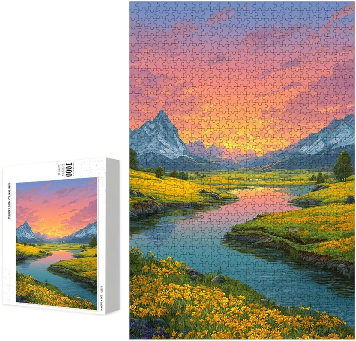 Puzzel 3000 stukjes - Legpuzzel volwassenen - Ontspanning en decoratie - Premium lindehout kwaliteit - 111 x 87 cm