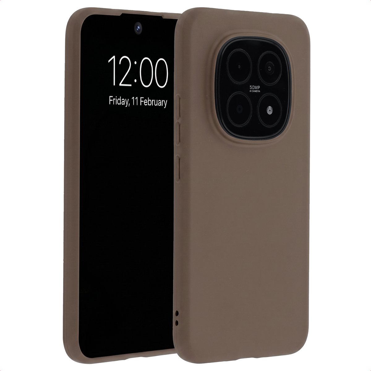 imoshion Hoesje - Geschikt voor Xiaomi Redmi Note 15 Pro Plus (5G) - Color Backcover - Bruin