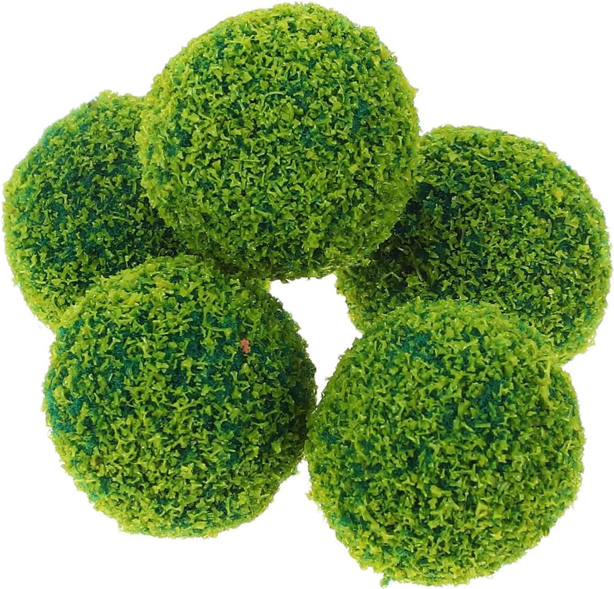 Kunstgras Ballen - Decoratieve Bollen - Modelbouw Tuinieren - Realistische Simulatie - 2x2x1.5 cm - Groen
