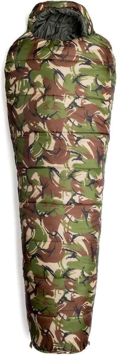 Mummieslaapzak - Kampeerzak - Buiten slapen - Geïsoleerde vezel - -10 C - Dpm Camo
