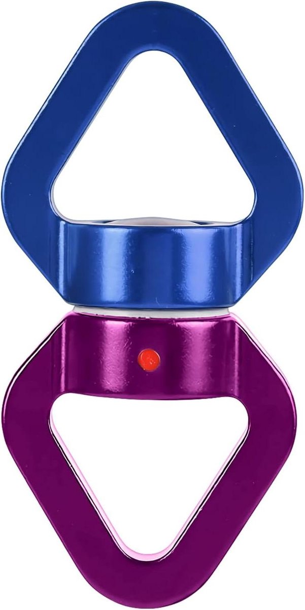 Klimhaak - Karabijnclip Zwenking - Outdoor Avontuur - 30kn Spanningskracht - 10 x 55 mm - Blauw