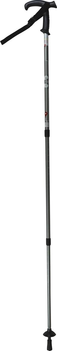 Wandelstok - Outdoor stok - Kamperen en wandelen - Verstelbare lengte - 145 cm - Grijs