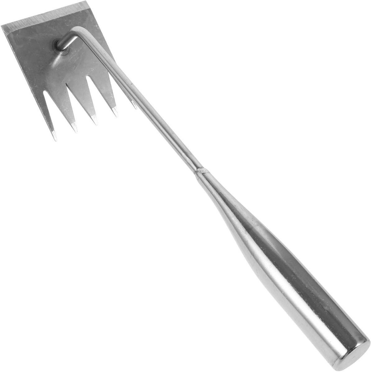 Onkruidsteker - Grasverwijderaar - Tuinonderhoud - Ergonomisch Handvat - 27.5 cm - Zilver