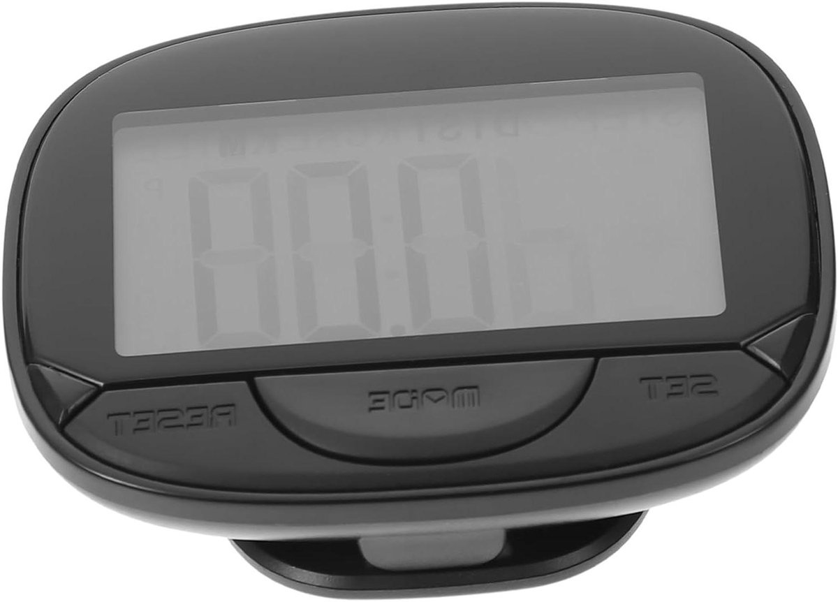 Draagbare Stappenteller - Activiteit Tracker - Fitness Doelen - Eenvoudig Gebruik - 6.5 x 5.2 cm - Willekeurig