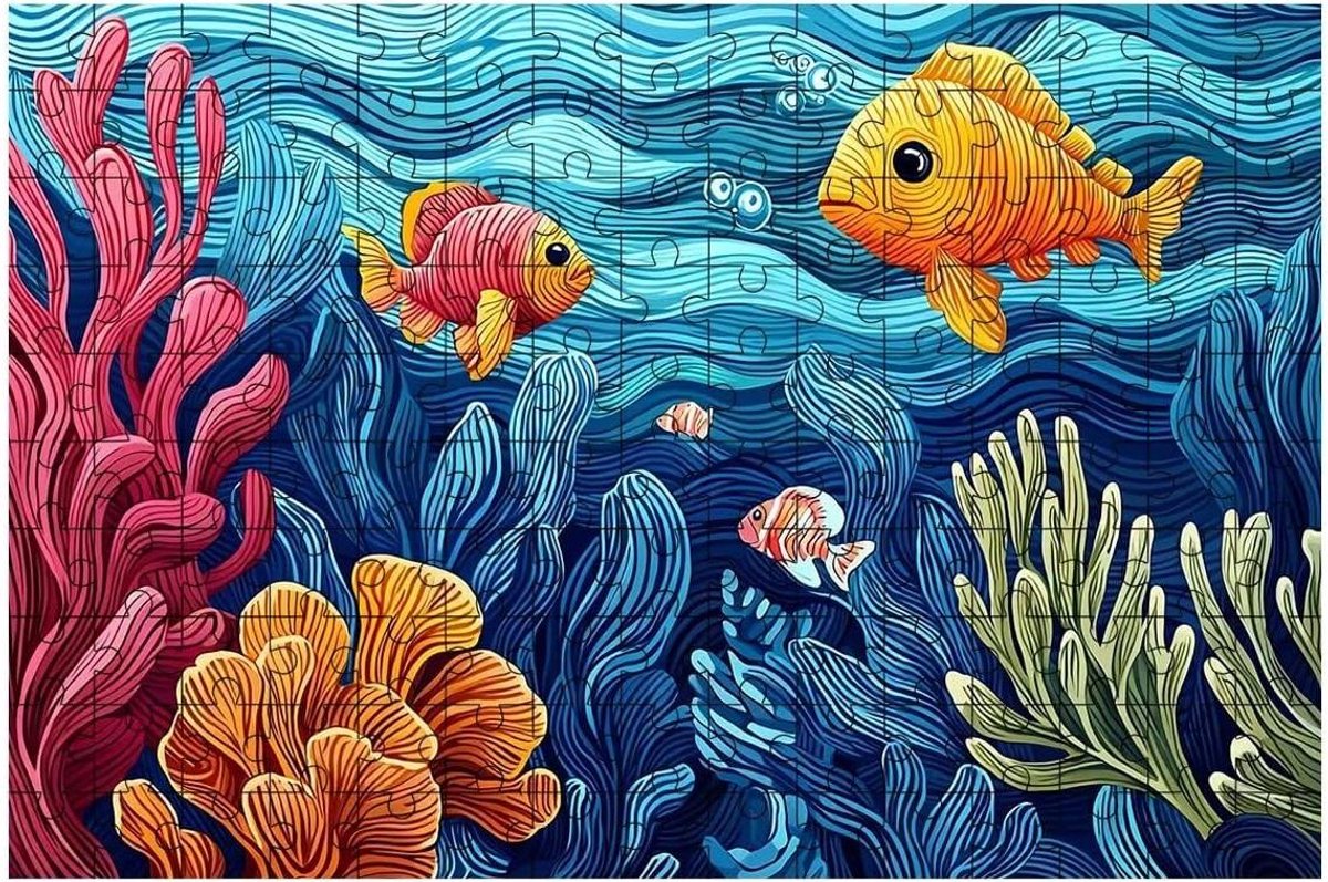 Houten Puzzel - Legpuzzel Volwassenen - Ontspannende Hobby - Grote Afmeting - 141 x 87 cm - Meerkleurig