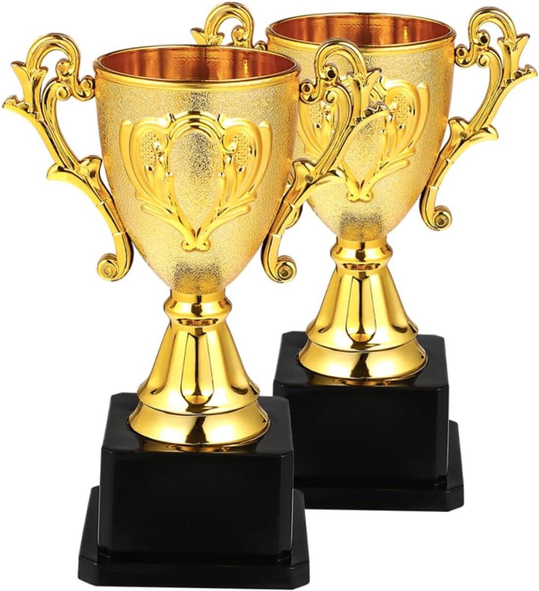 Plastic Trofee - Kleine Prijzen - Evenementen Erkennen - Veilig Materiaal - 8 Centimeter Hoog - Multi