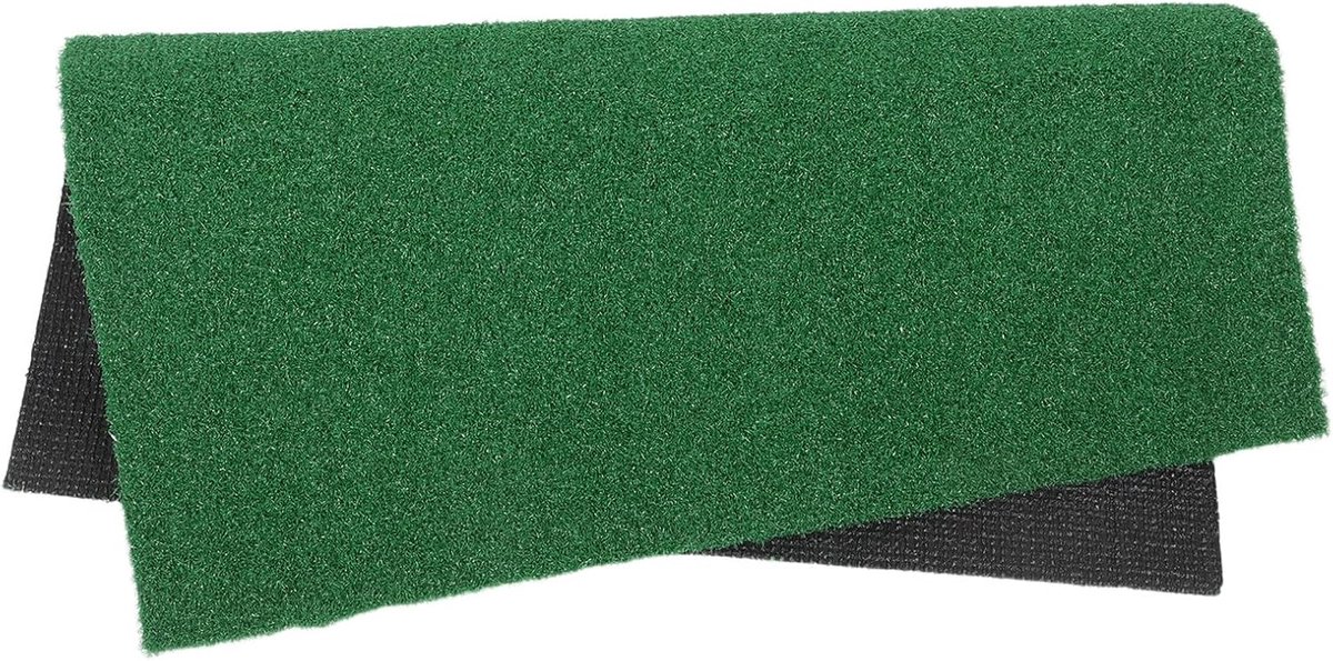 Kunstgras Mat - Nepgras Decoratie - Putdeksel Verfraaien - Weerbestendig - 61x61 cm - Groen