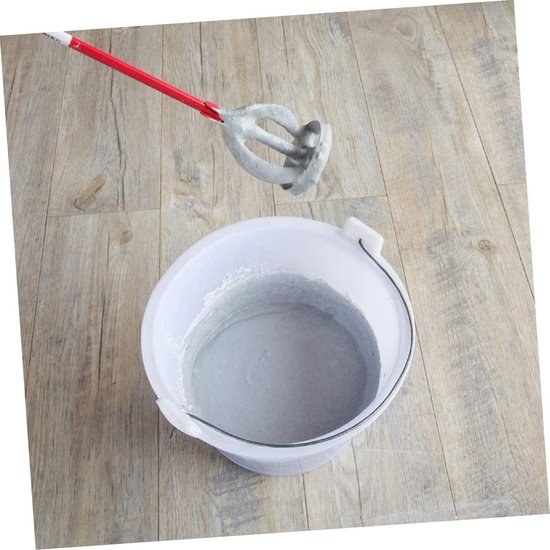 Mengstaaf Boor - Mixer Opzetstuk - Cement Verf Mengen - Efficiëntie Verbeteren - 40cm Lengte - Zoals Getoond — afbeelding 2