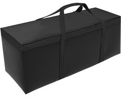 SNJY® Opbergbox Tuinkussenbox - Opbergbox Tuin - Opbergkist Buiten - Kussen Opbergtas - 175D x 55B x 75H cm - Zwart