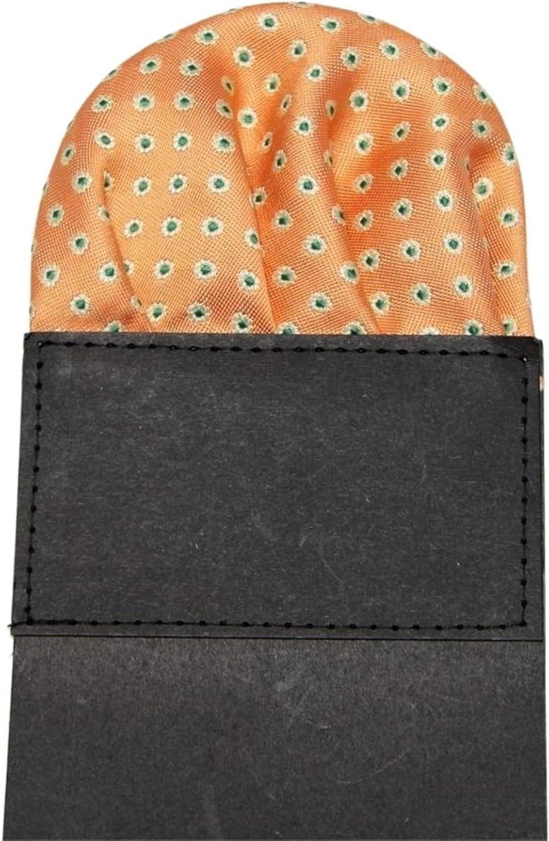 Voorgevouwen zakdoeken - Herenzakdoeken - Stijlvol Voor de Dag - 5 Stuks Set - 8x16 cm - Zwart Bruin