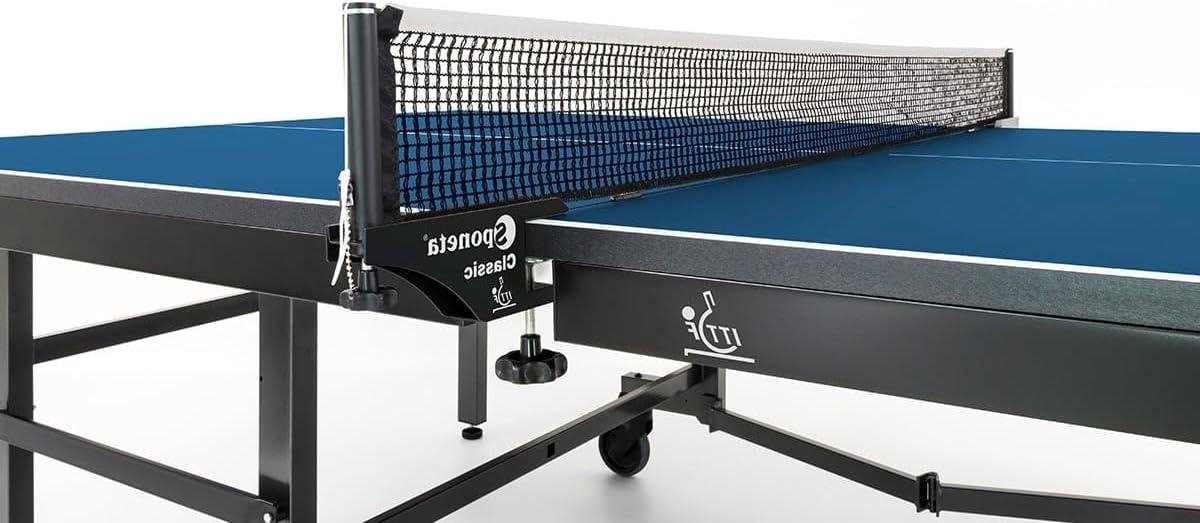 Tafeltennis Net - Netgarnituur - Sporten Thuis - ITF Goedgekeurd - 180 cm - Zwart