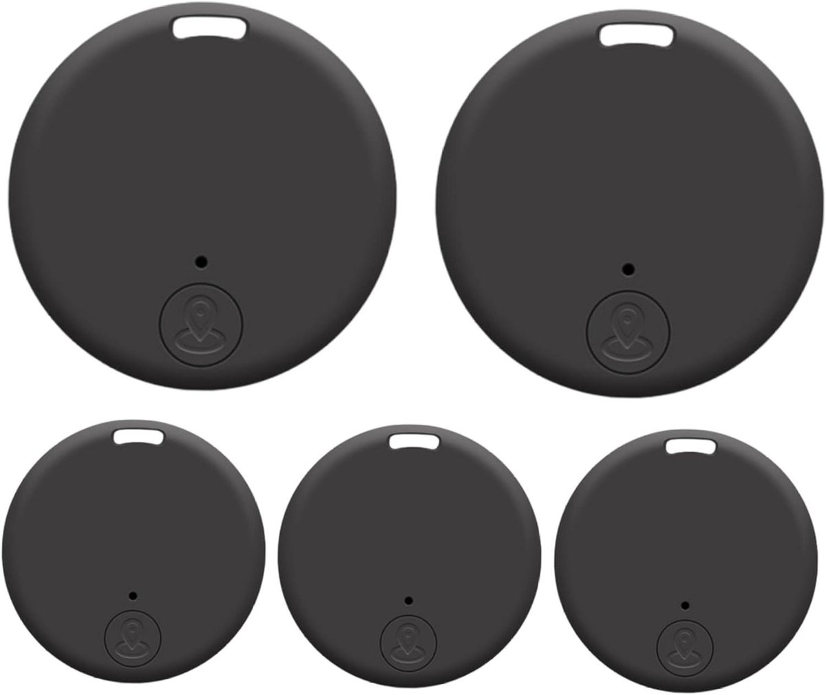 GPS Trackers - Sleutelvinders Alarm - Objecten Lokaliseren - Alarm Herinnering - 5 Stuks - Zwart