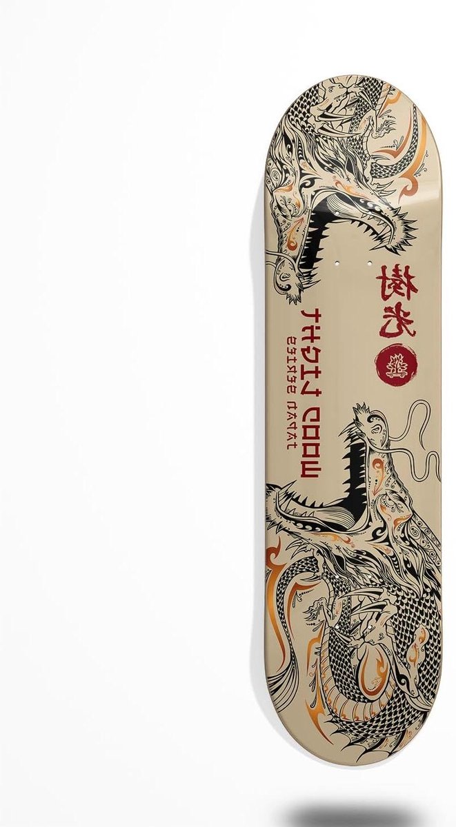 Skateboard Dek Houten Plank Straat Skaten Japan Serie Ontwerp 8.5 Inch Niet Gespecificeerd