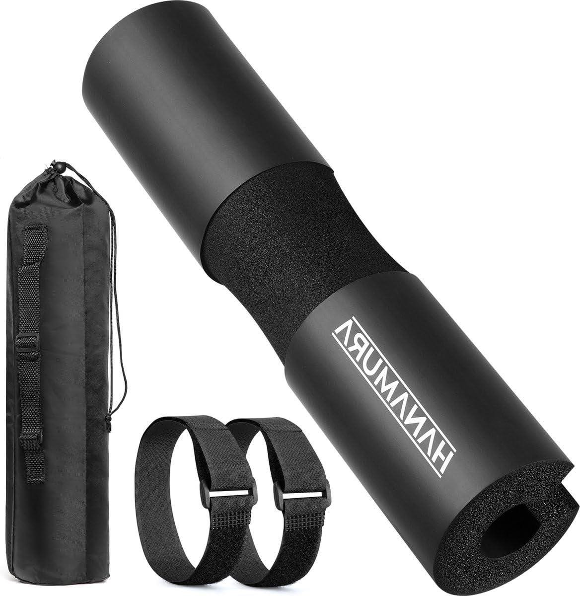Barbell Pad - Nekbeschermer - Comfortabel Trainen - Dik Schuim - 44 cm - Zwart