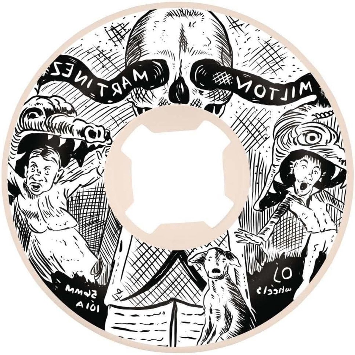 Skateboard Wielen Set vier wielen Straat skateboarden Flatspot resistent 56mm diameter