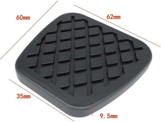 Pedaalhoezen Auto - Koppeling Rem - Veiliger Rijden - Antislip Rubber - 2 Stuks - Zwart — afbeelding 5