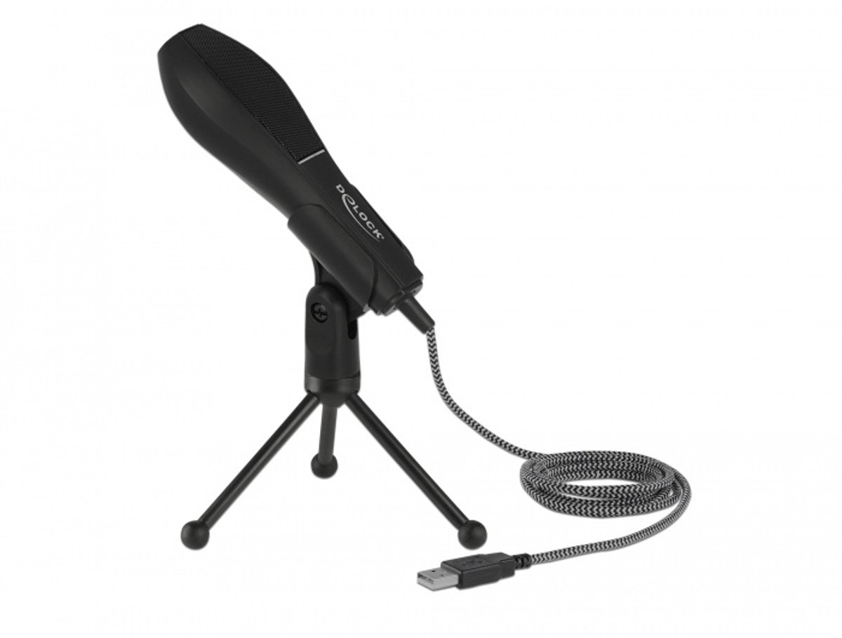 DeLOCK 65939 microfoon Zwart Conferentiemicrofoon