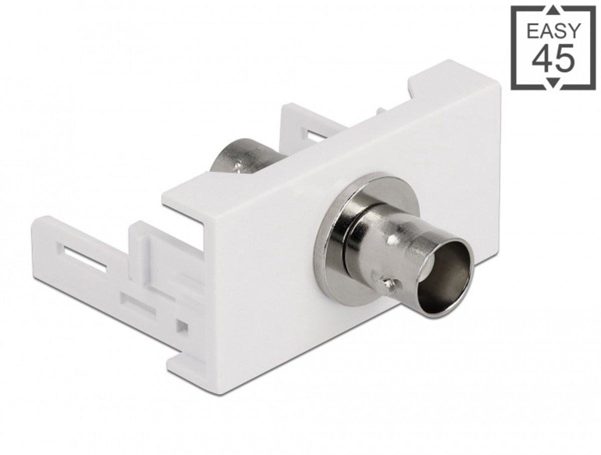 Eenvoudig 45 module BNC vrouwelijke poort 22,5 x 45 mm