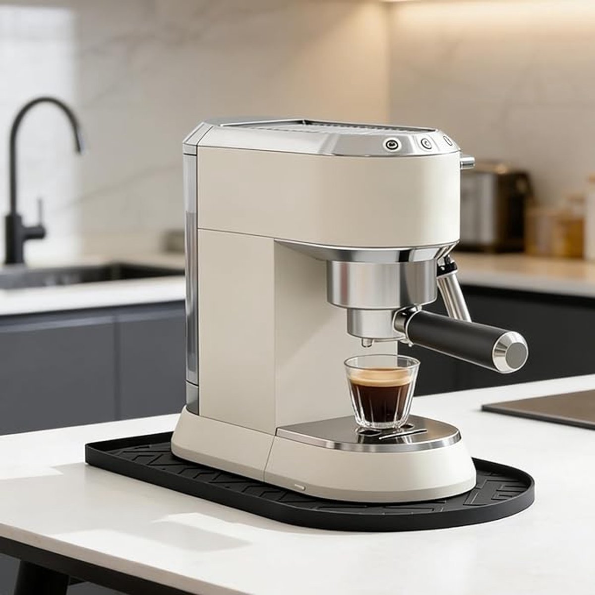Siliconen Barista Mat 25x40 cm - Hittebestendige Onderlegger voor Koffiezetapparaat