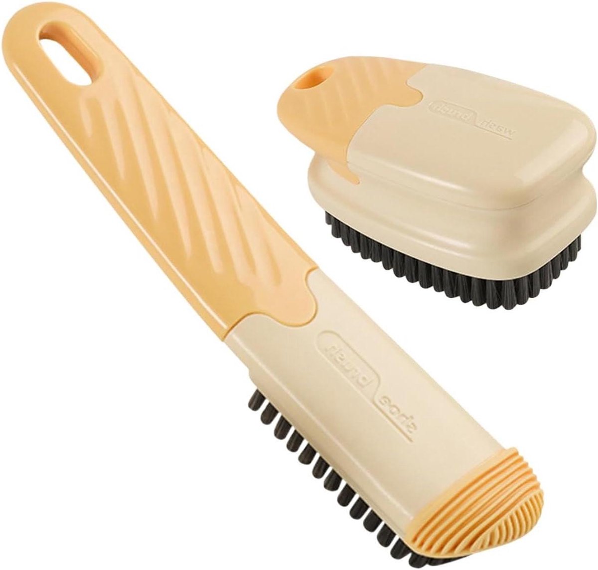 Schoonmaakborstels - Kledingborstels - Schoenen Reinigen - Ergonomisch Handvat - 2 Stuks - Set