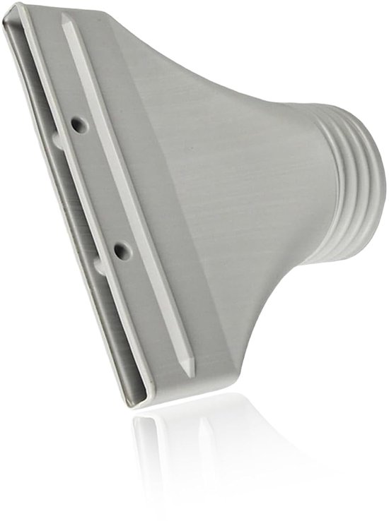 Platte slangadapter 22×25 cm grijs voor draagbare airco, afvoerslang, kweektent & afzuiging, kunststof duurzaam