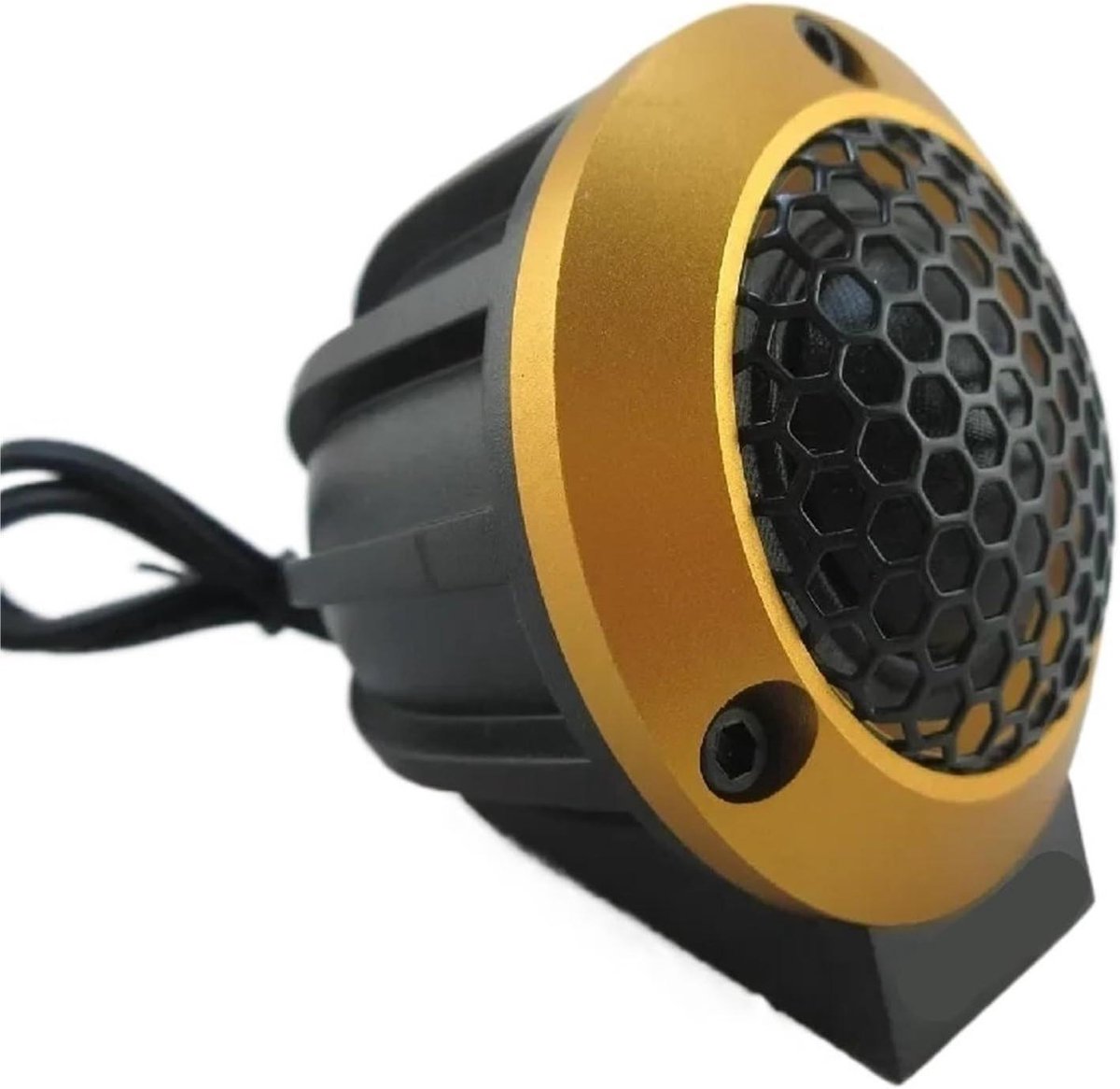Autotweeter Luidspreker - Auto Audio Tweeter - Verbeteren Autogeluid - Weinig Vervorming - 25 inch - Goud