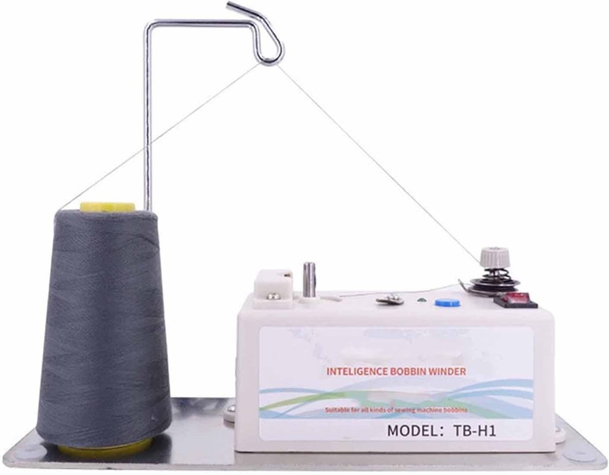 Elektrische Spoelwinder - Automatische Winder - Naaiwerk Versnellen - Intelligente Spoel Controle - Compact Formaat - Wit