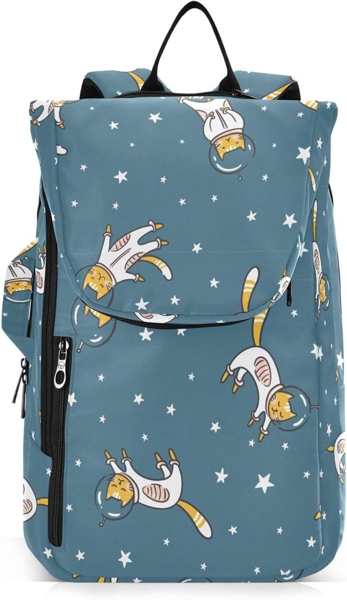 Sport Racket Tas - Outdoor Rugzak - Sporten en Reizen - Waterbestendig Polyester - 30x20x68 cm - Kat Blauw