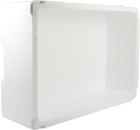 Thermobox - Isolatiebox - Voedseltransport - Met deksel - 54x36x20 cm - Wit — afbeelding 2