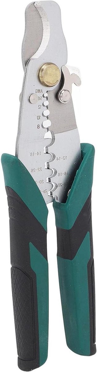 Kabelstripper Tang - Draadstripgereedschap - Elektrisch Werk - Geïsoleerd Handvat - 28 x 9 x 2 cm - Grijs