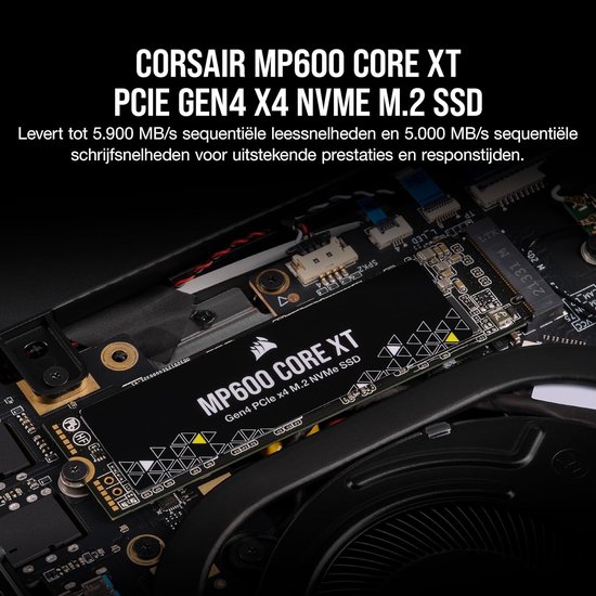 Interne SSD - Opslag Schijf - Sneller Werken - Gen4 PCIe Interface - 2TB - Zwart — afbeelding 5