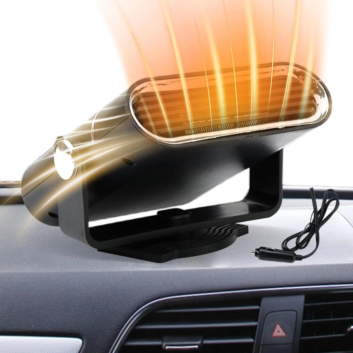 Auto Verwarming - Ruiten Ontdooier - Veilig Rijden - Snelle Opwarming - 14 x 8.5 x 16 cm - Zwart