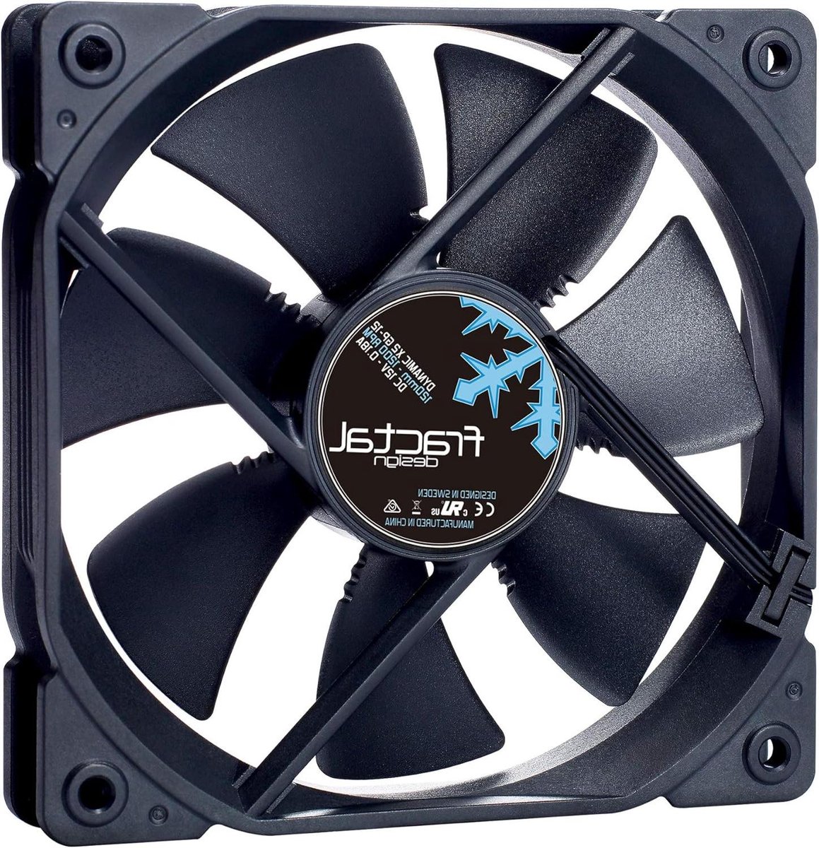 Computer Ventilator - Stille Koeler - PC Koeling - Hoge Luchtdoorstroming - 120mm - Zwart