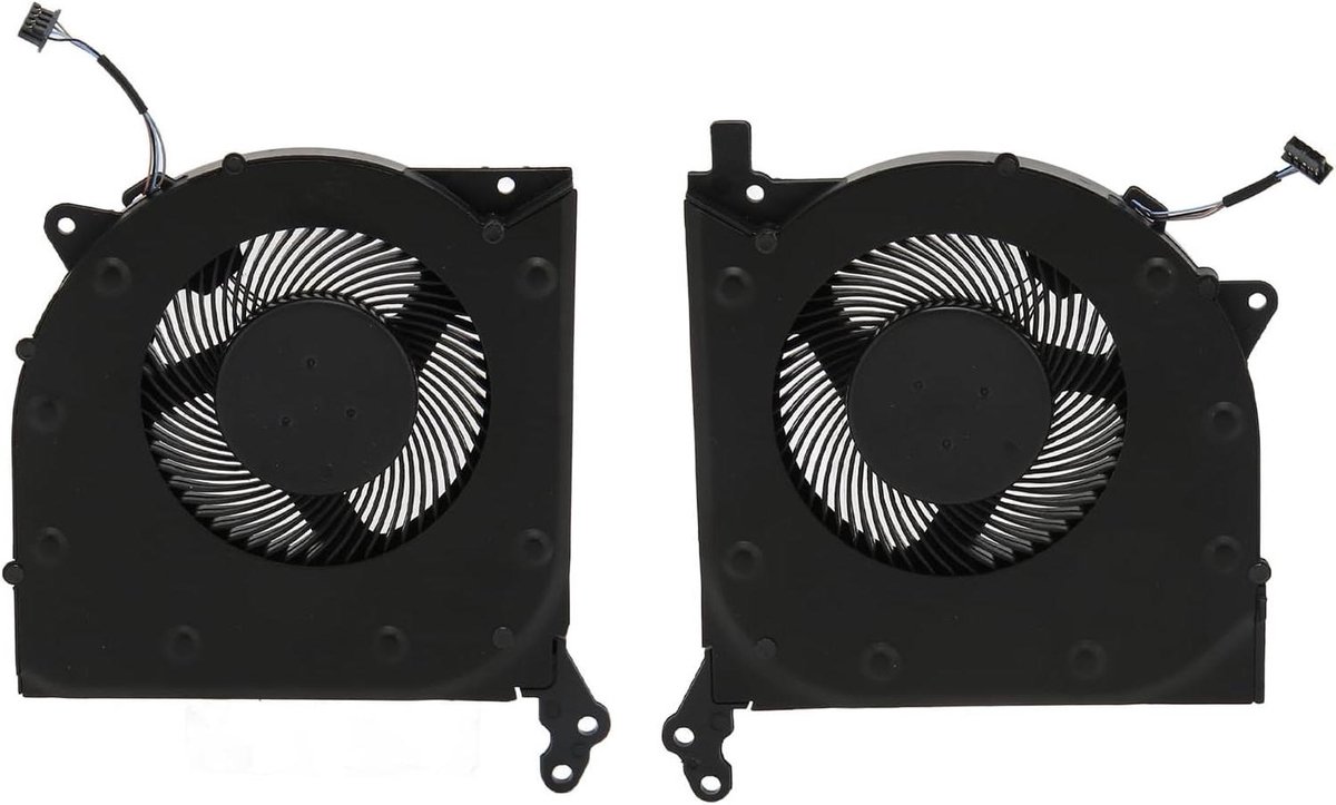 Laptop Koelventilator - PC Ventilator - Laptop Koelen - 4-Pin Connector - 15 cm - Zwart