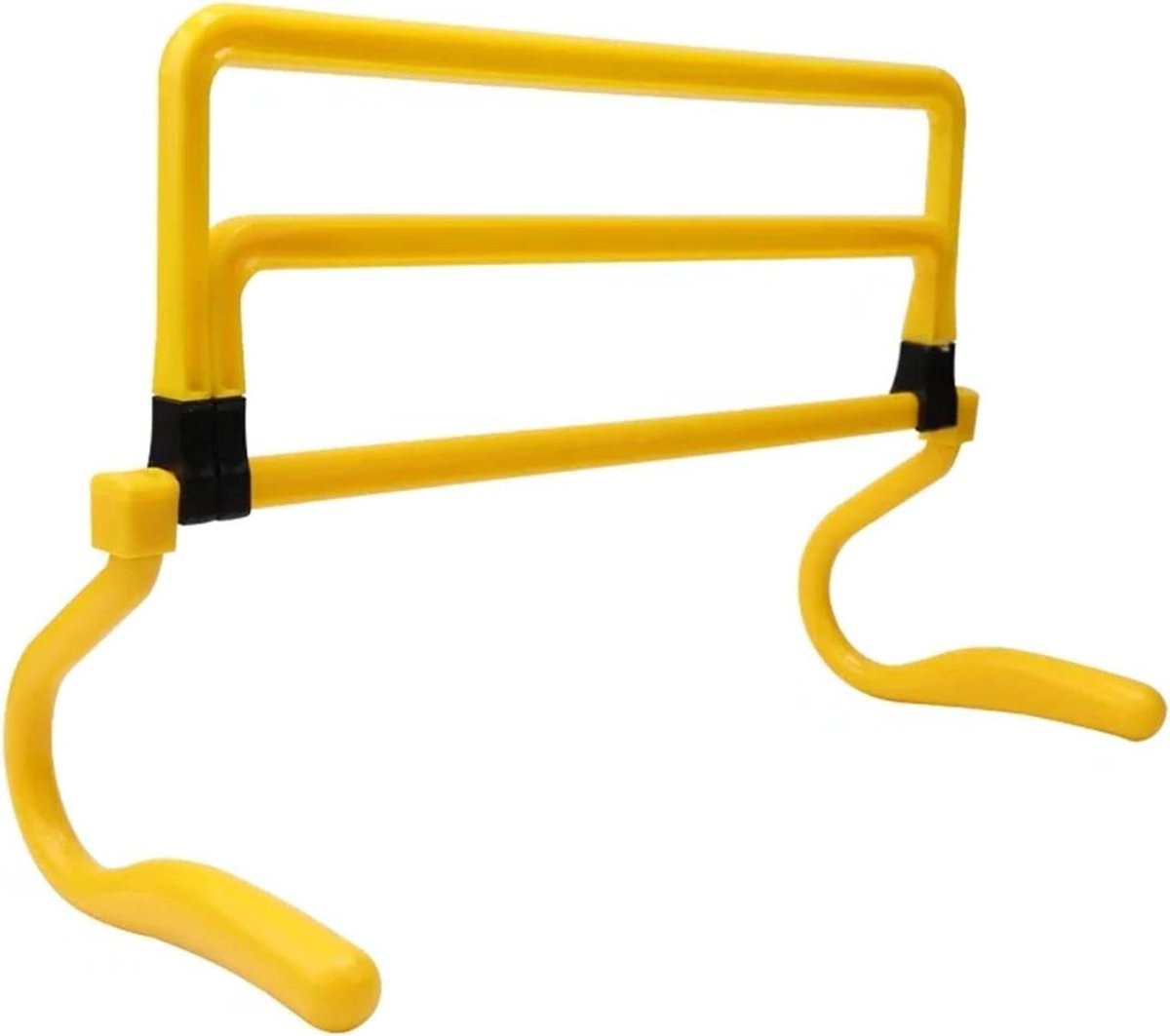 Trainingshorden Set - Agility Obstakels - Sportieve Training - Verstelbare Hoogte - 44 x 15 cm - Geel