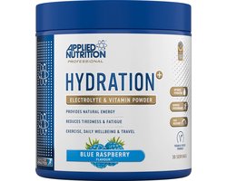 Applied Nutrition - Hydration+ - Complete Electrolyte & Vitamin Powder - Blue Raspberry - Hydratatie - Elektrolyten - Electrolytes - Hydration - Magnesium