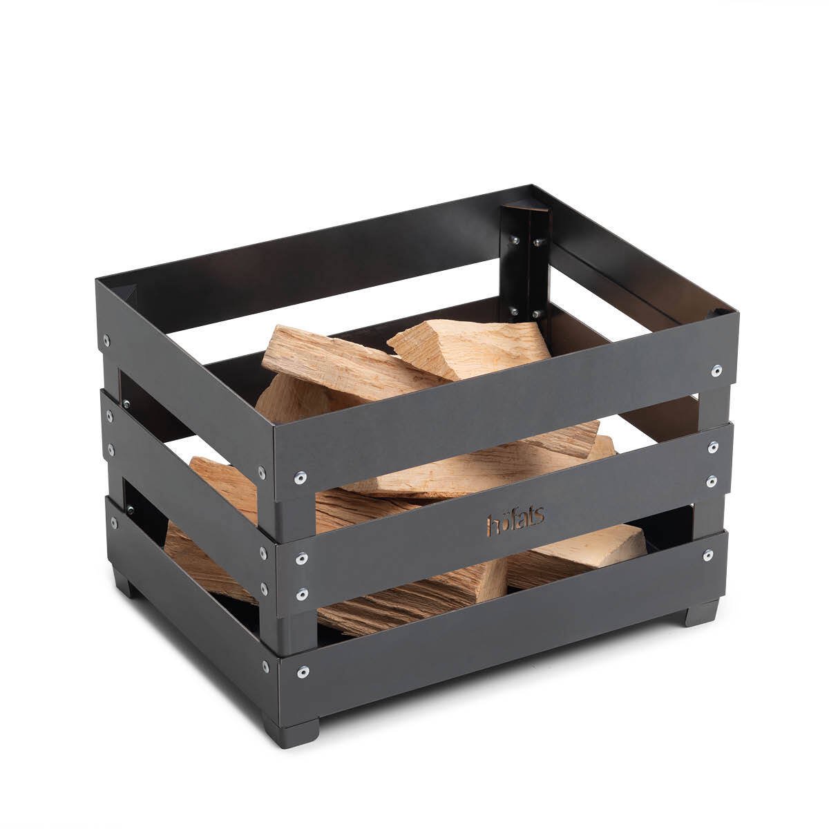 Höfats Crate Vuurkorf - Multifunctioneel - Metaal - 40x30x27 cm - Grijs